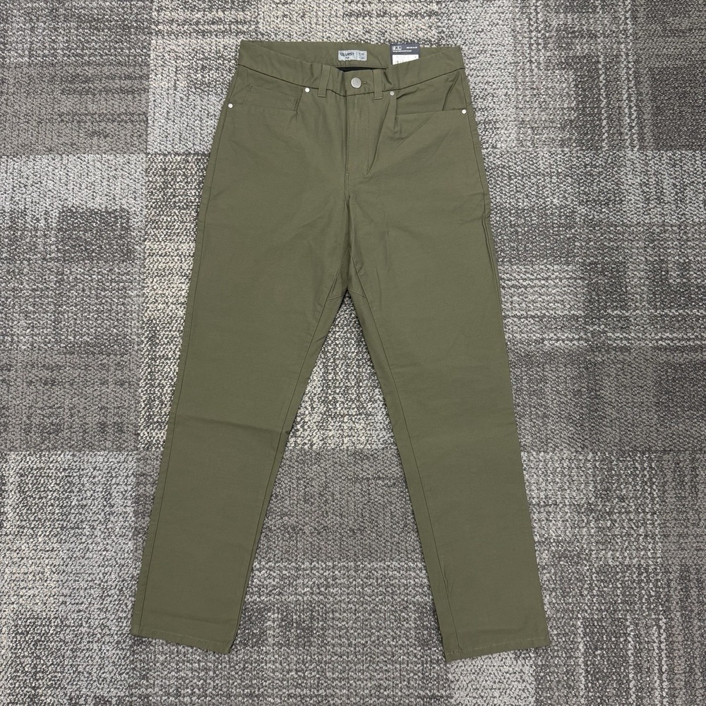 VRST Limitless Slim Fit 5 Pocket Pant 30x30 Olive Moisture Wicking Stretch
